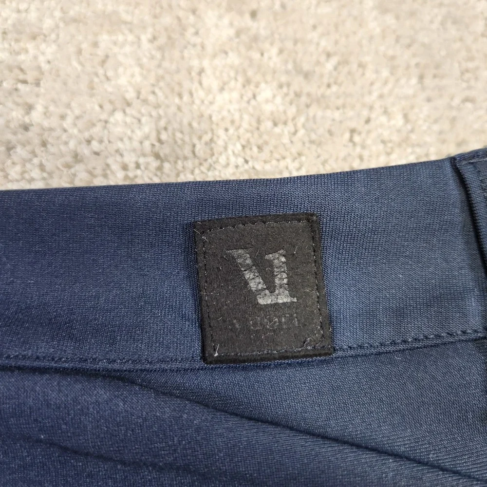 Vuori Pants Men 30x32 Meta Athletic Slim Fit Navy Blue Quick Dry Athleisure V430